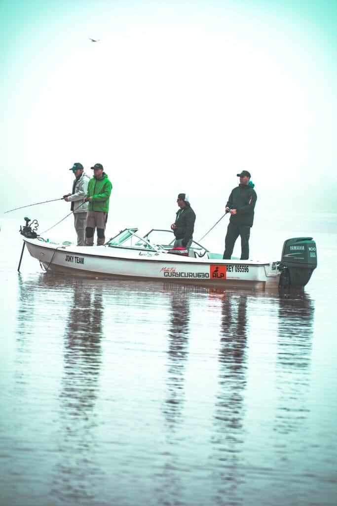 Bajo la Niebla de Rosario con amigos y seguidores